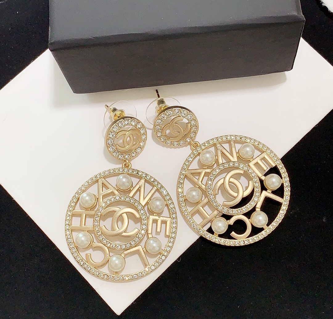 Chanel Earrings Silver