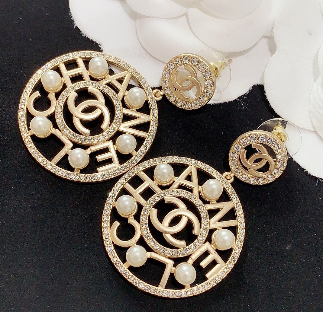 Chanel Earrings Silver