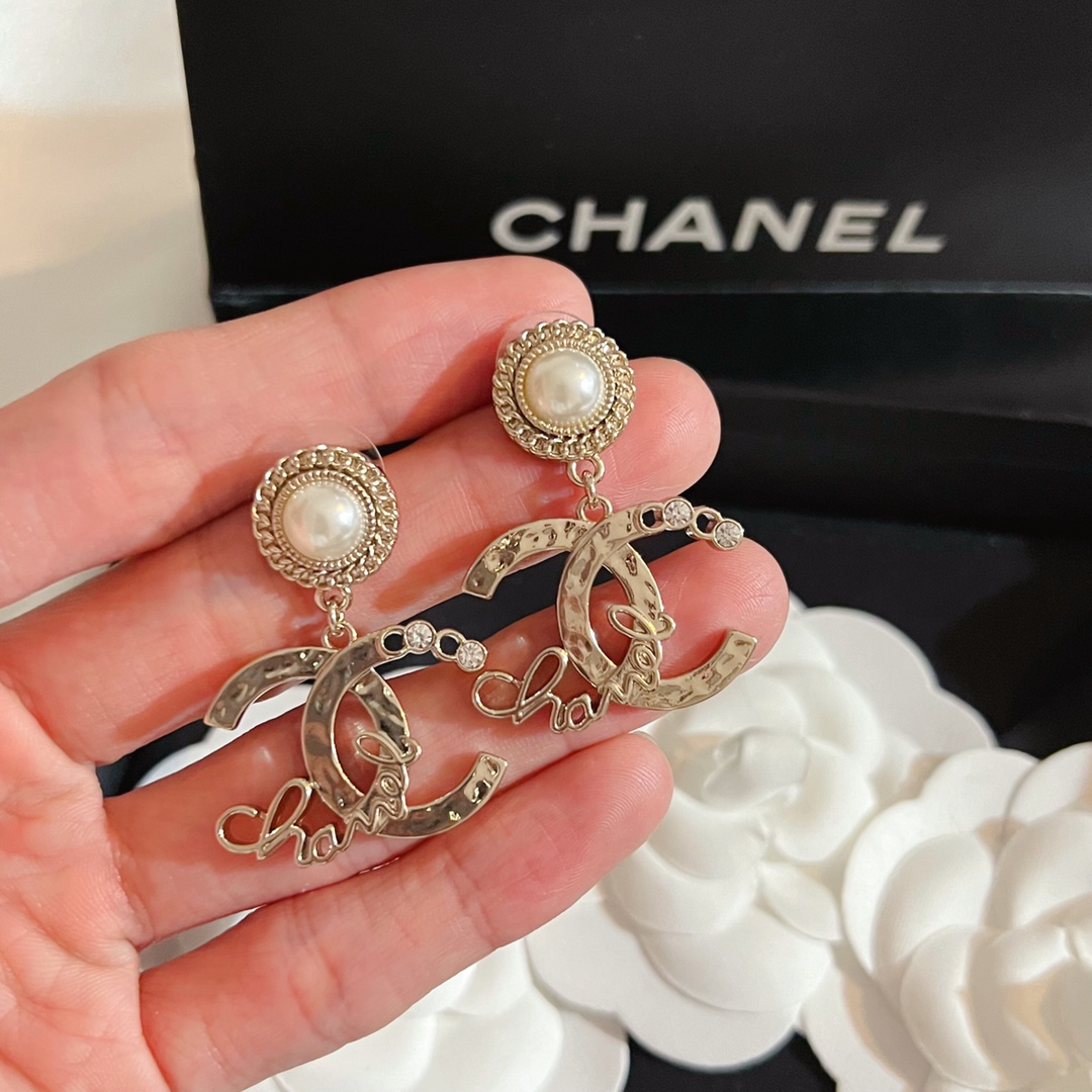 Chanel Earrings Silver