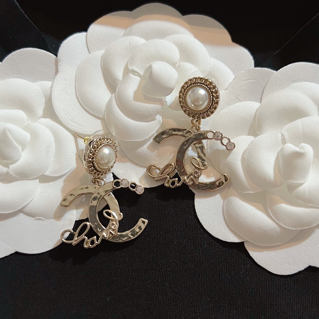 Chanel Earrings Silver