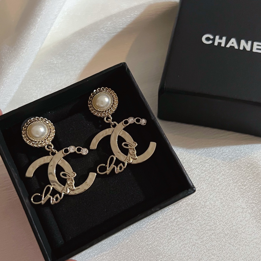 Chanel Earrings Silver