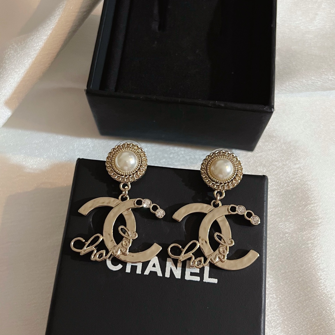 Chanel Earrings Silver