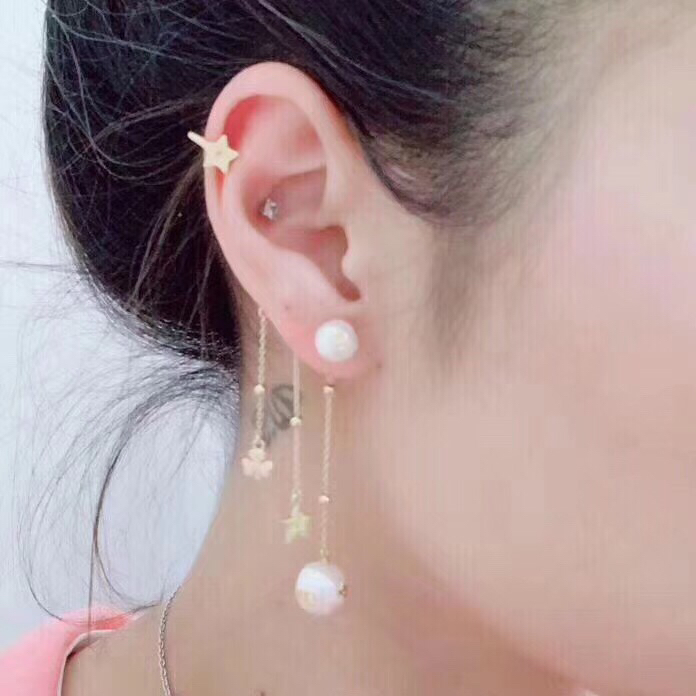 Chanel Earrings Pearl
