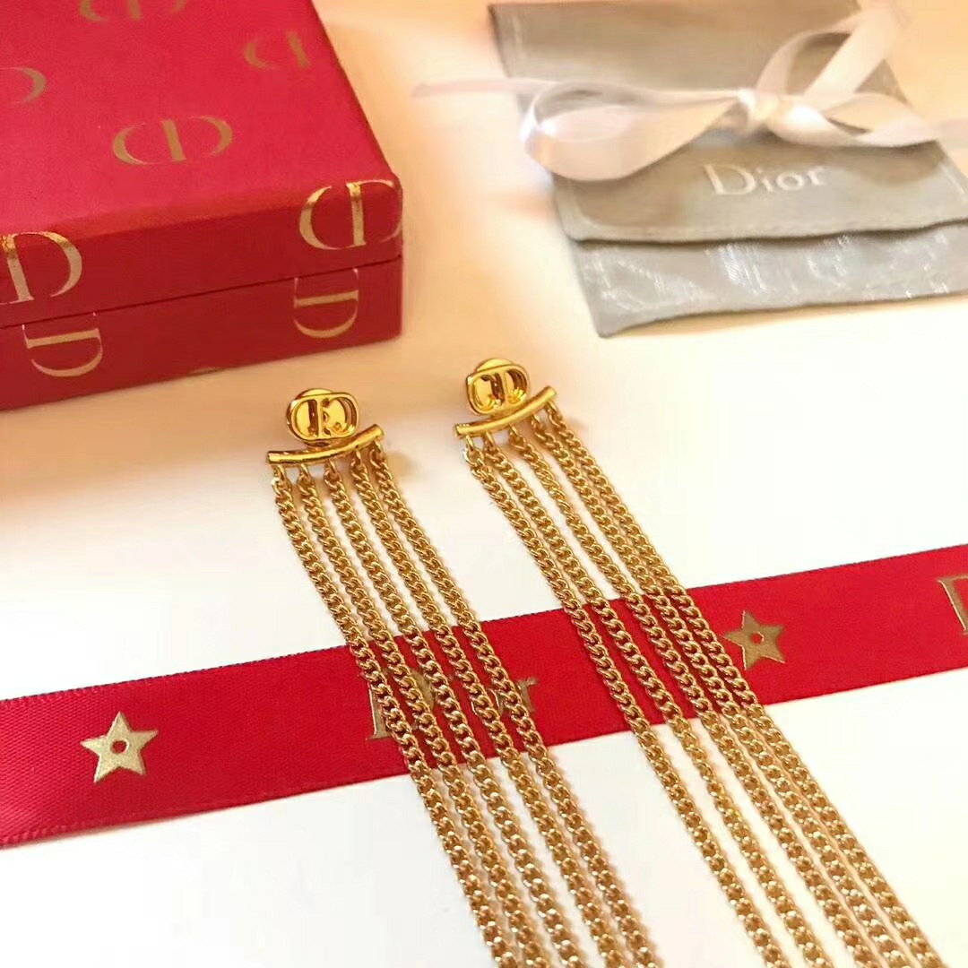 Dior Earrings Gold