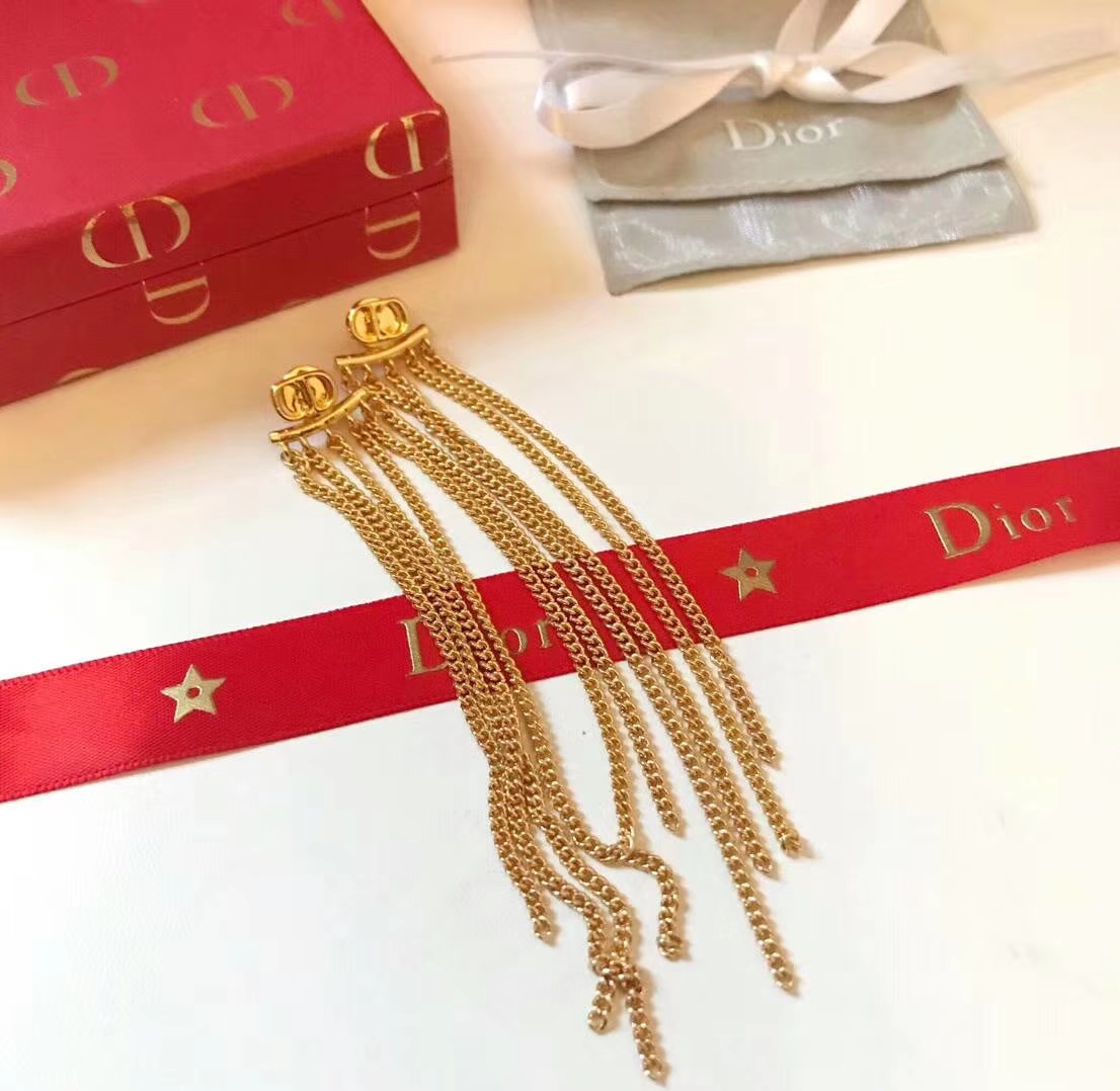 Dior Earrings Gold