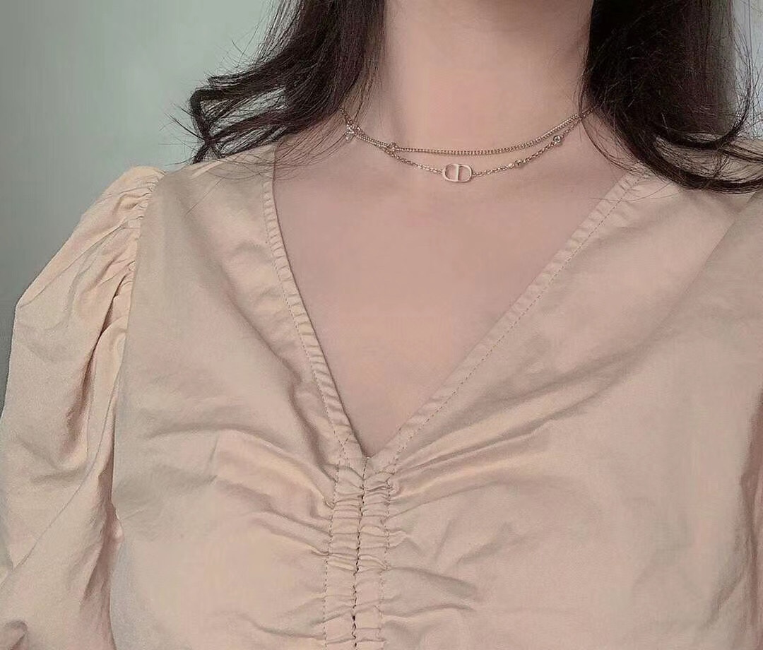 Dior Necklace Gold S-l