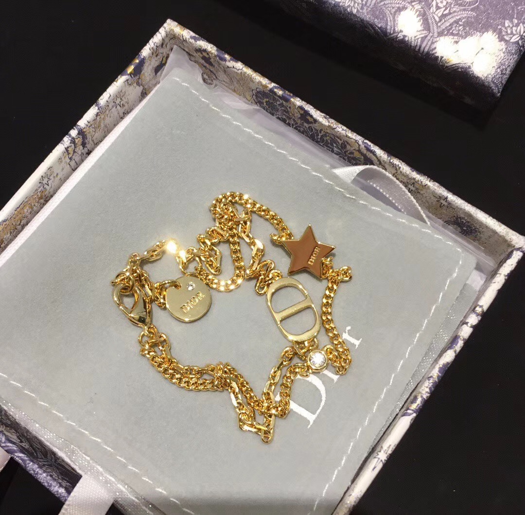 Dior Necklace Gold S-l