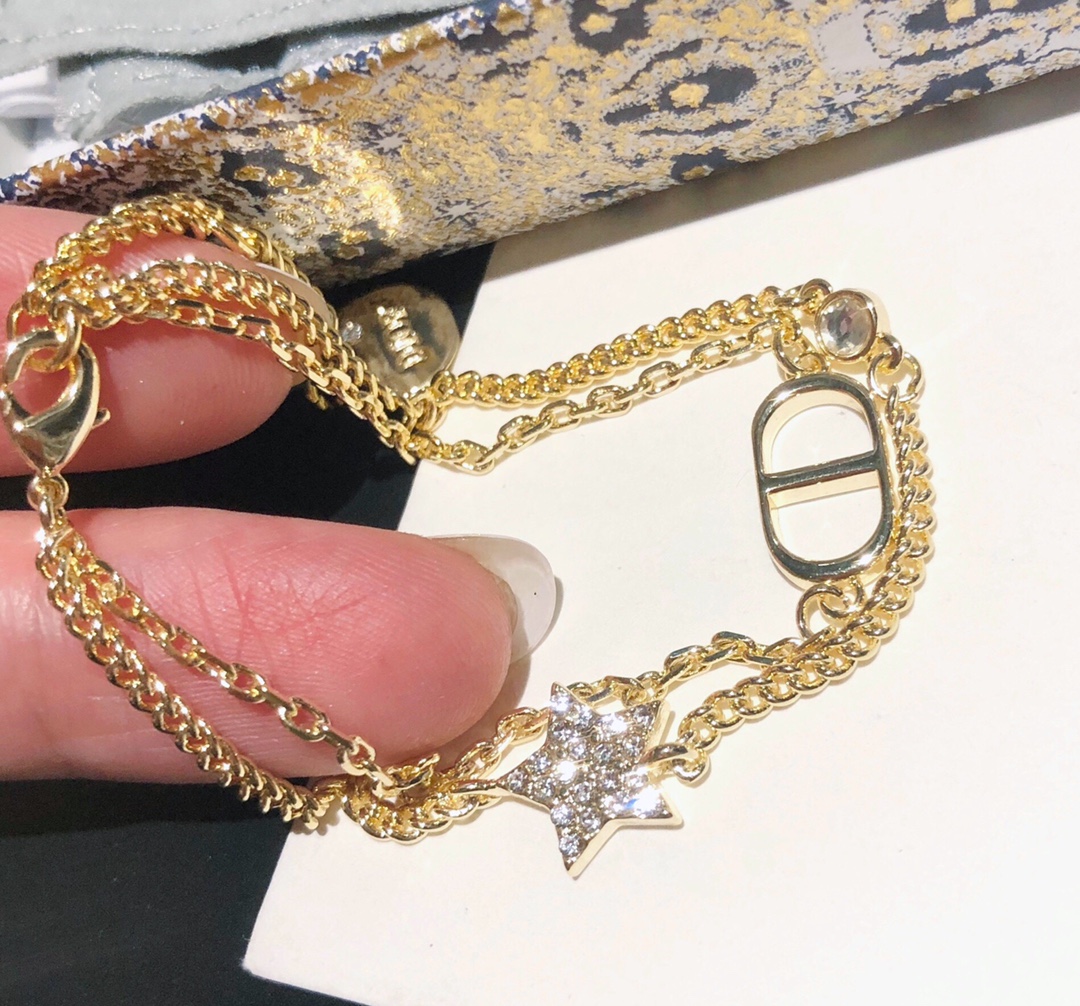 Dior Necklace Gold S-l