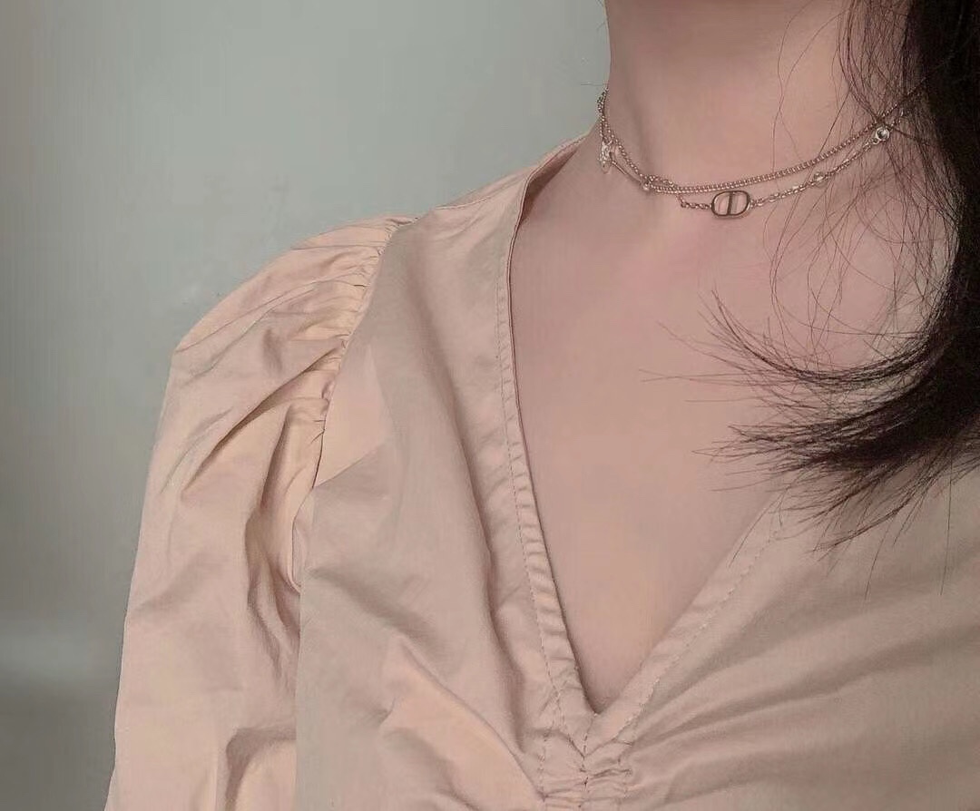 Dior Necklace Gold S-l