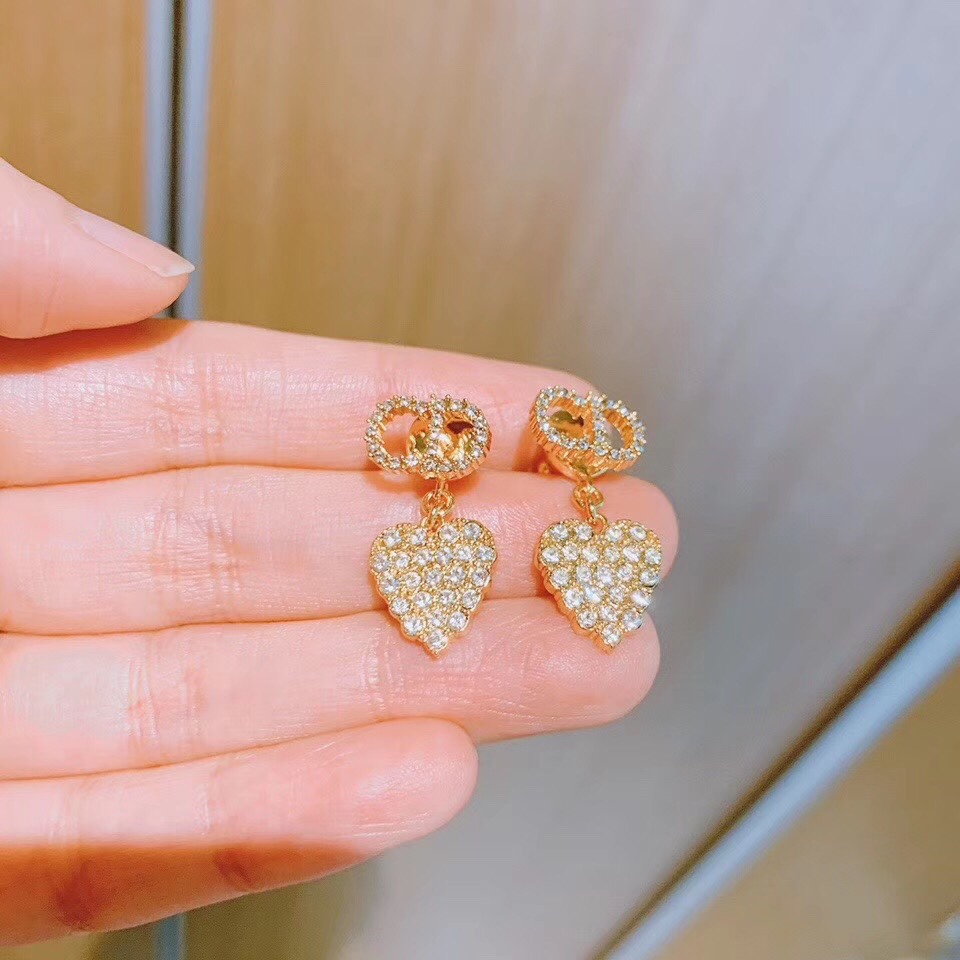 Dior Earrings Silver Silver