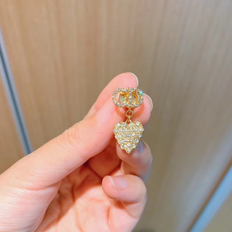 Dior Earrings Silver Silver