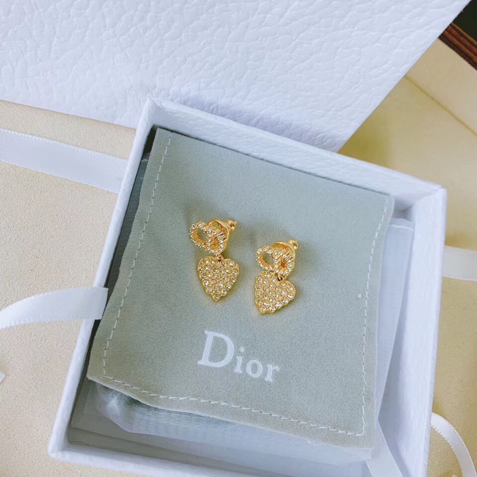 Dior Earrings Silver Silver