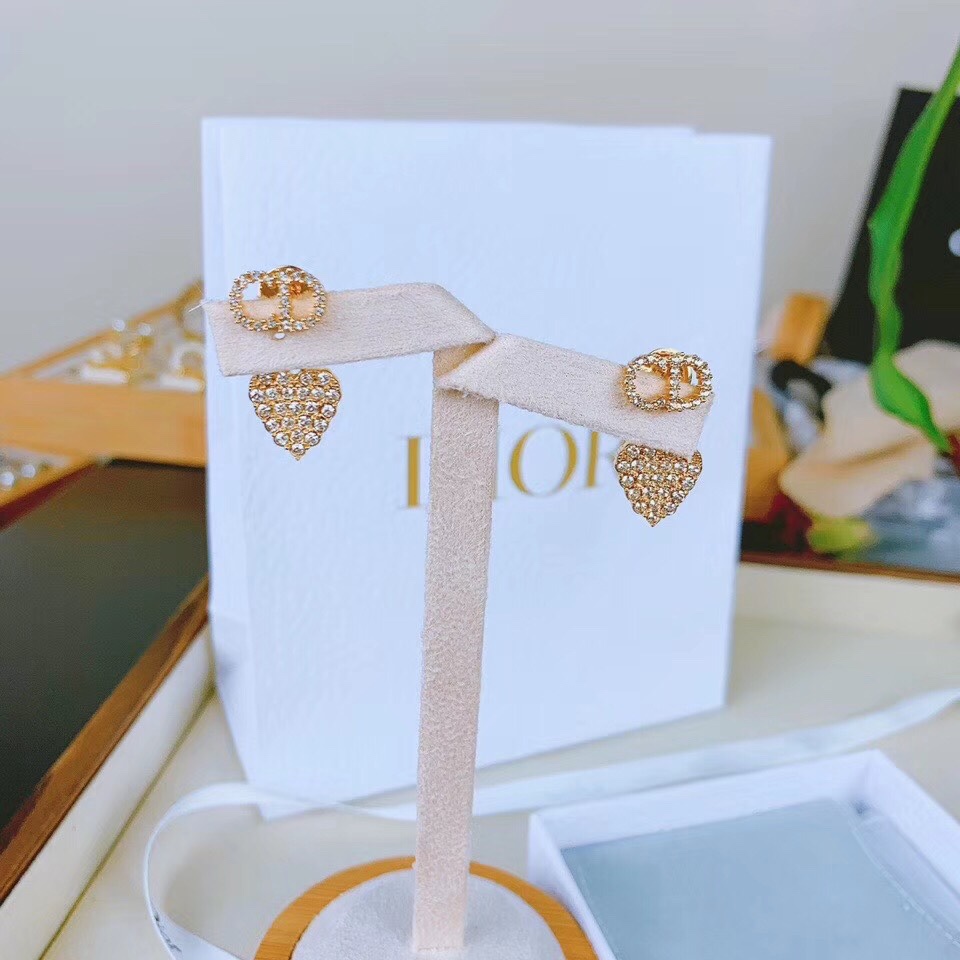 Dior Earrings Silver Silver