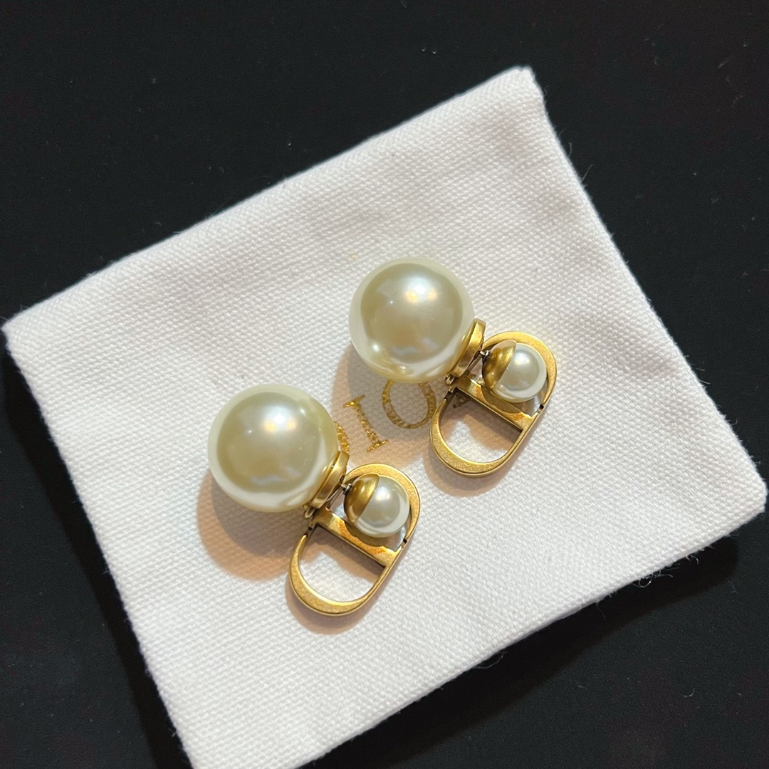 Dior Earrings Silver