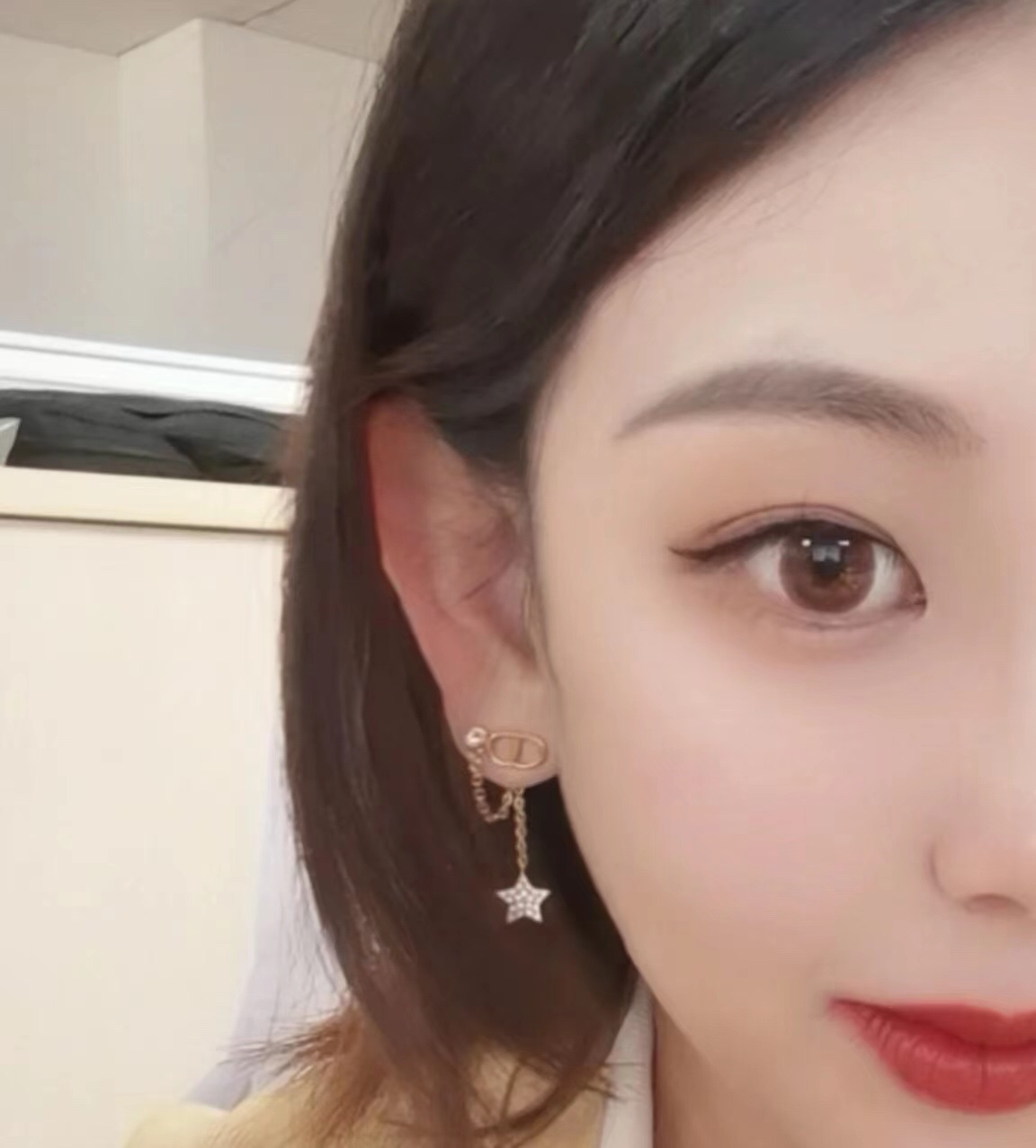 Dior Earrings Silver