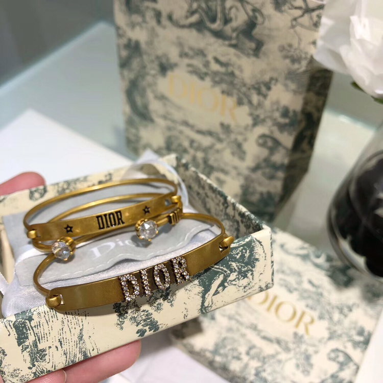 Dior Bangle Silver Silver