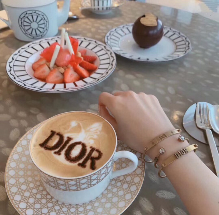 Dior Bangle Silver Silver