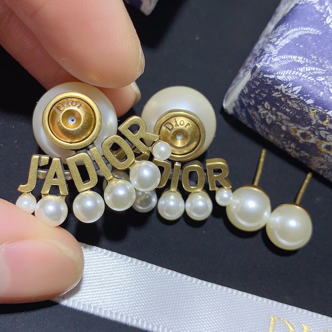 Dior Earrings Silver