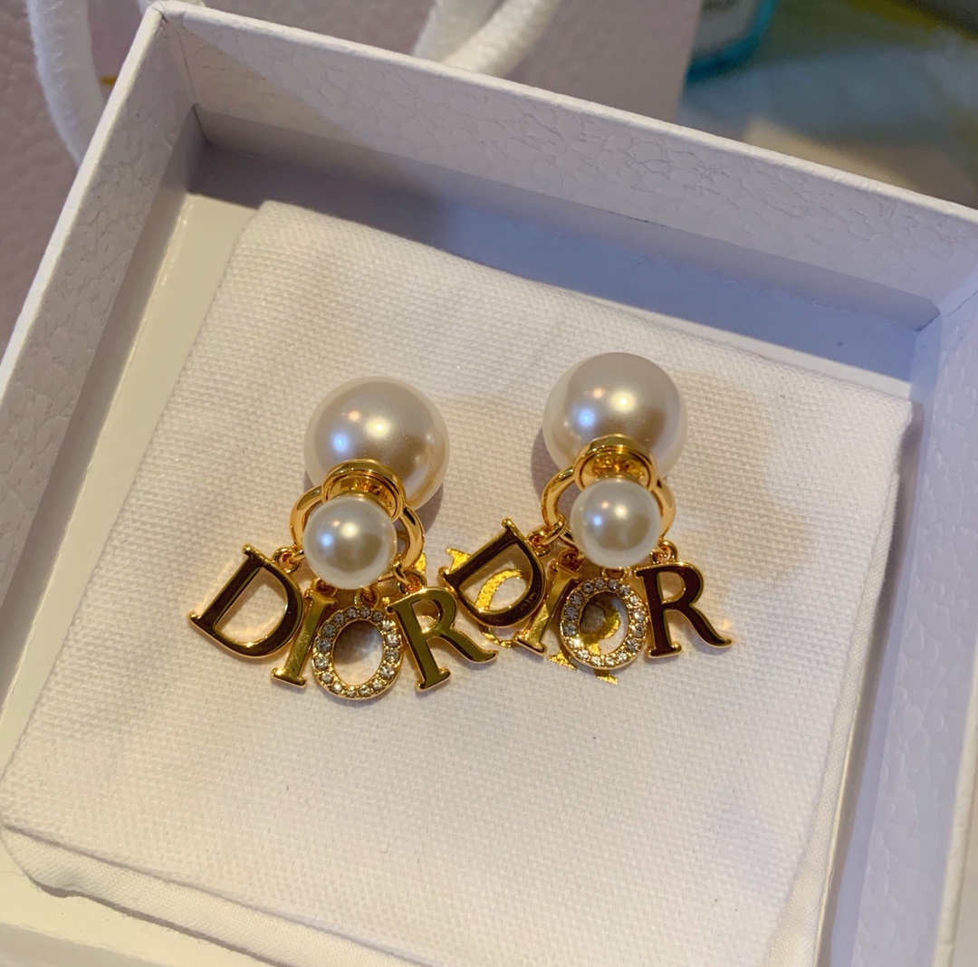 Dior Earrings Silver