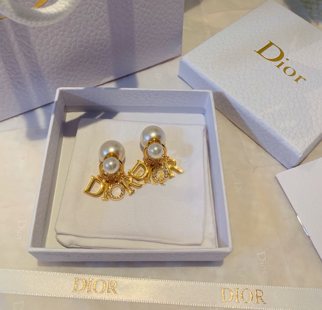 Dior Earrings Silver