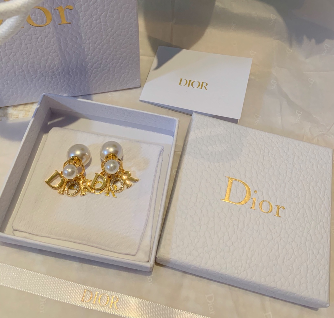 Dior Earrings Silver