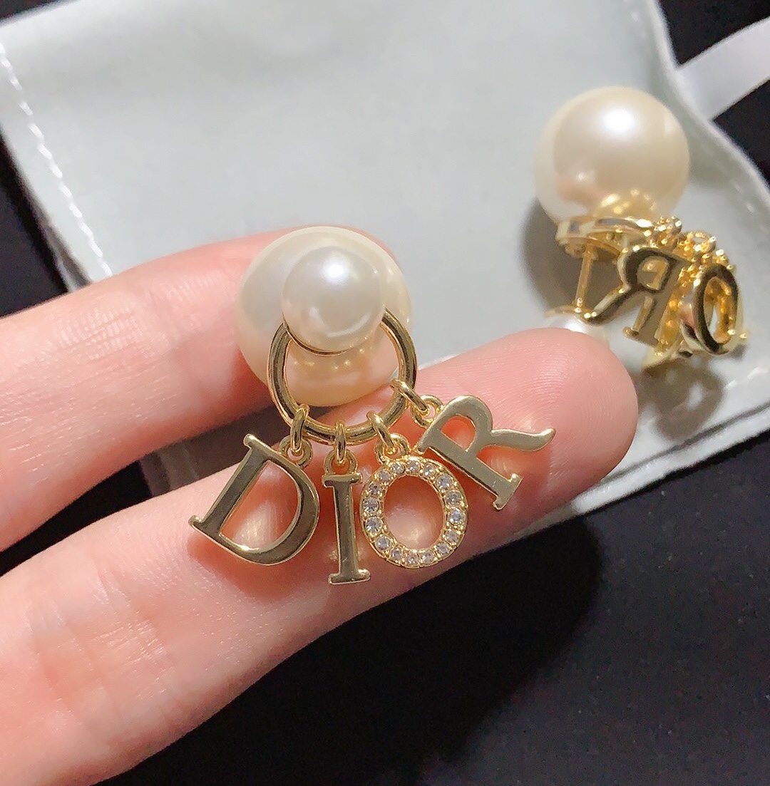 Dior Earrings Silver