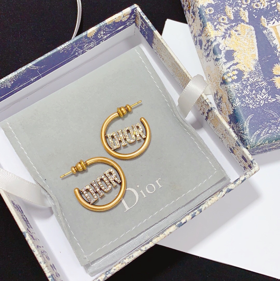 Dior Earrings Silver