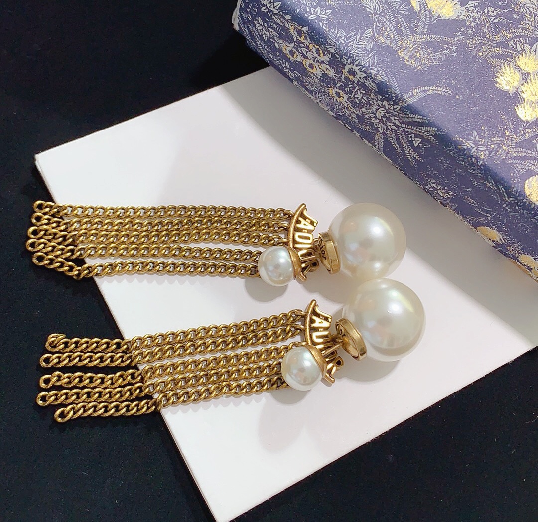 Dior Earrings Silver