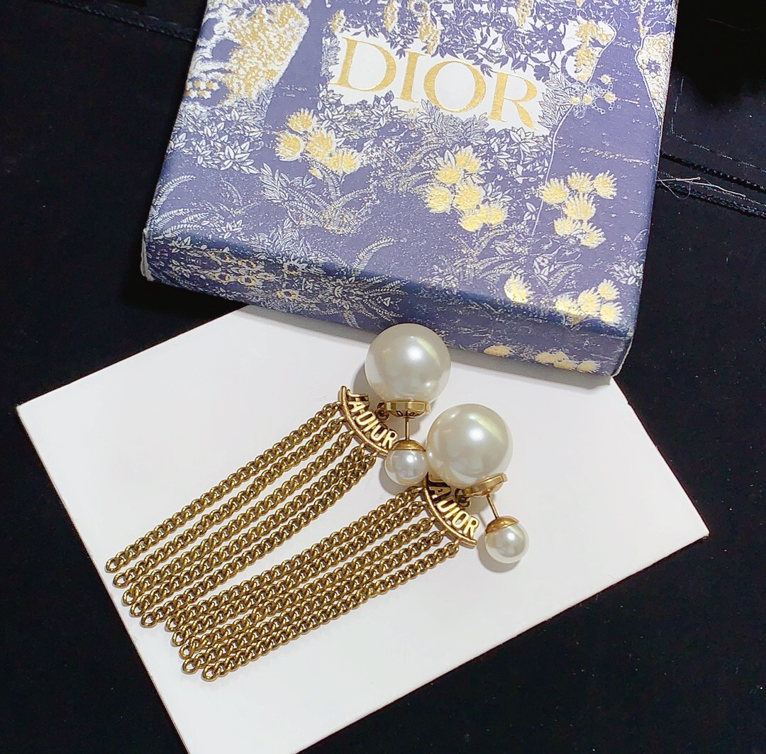 Dior Earrings Silver