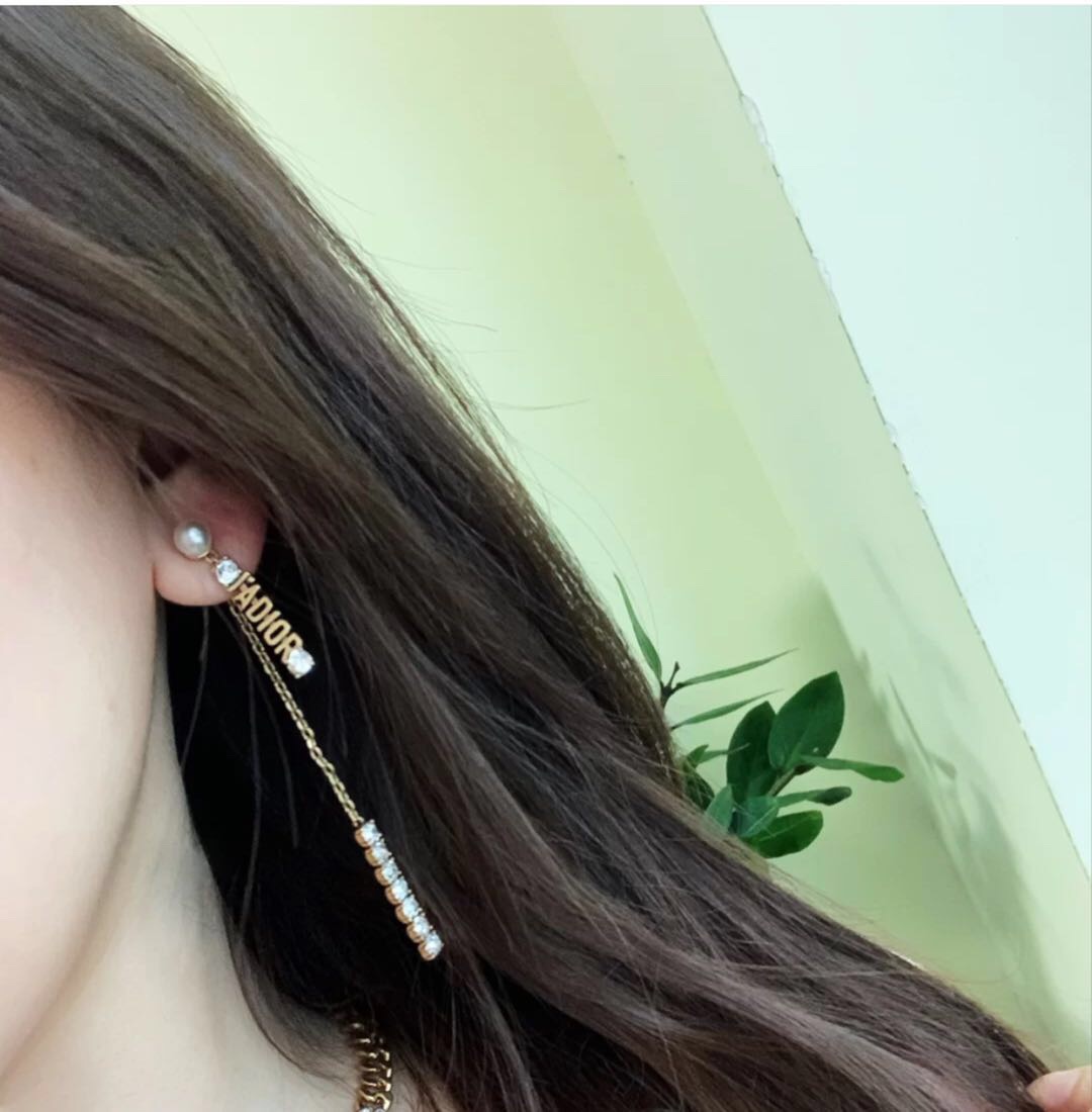 Dior Earrings Silver