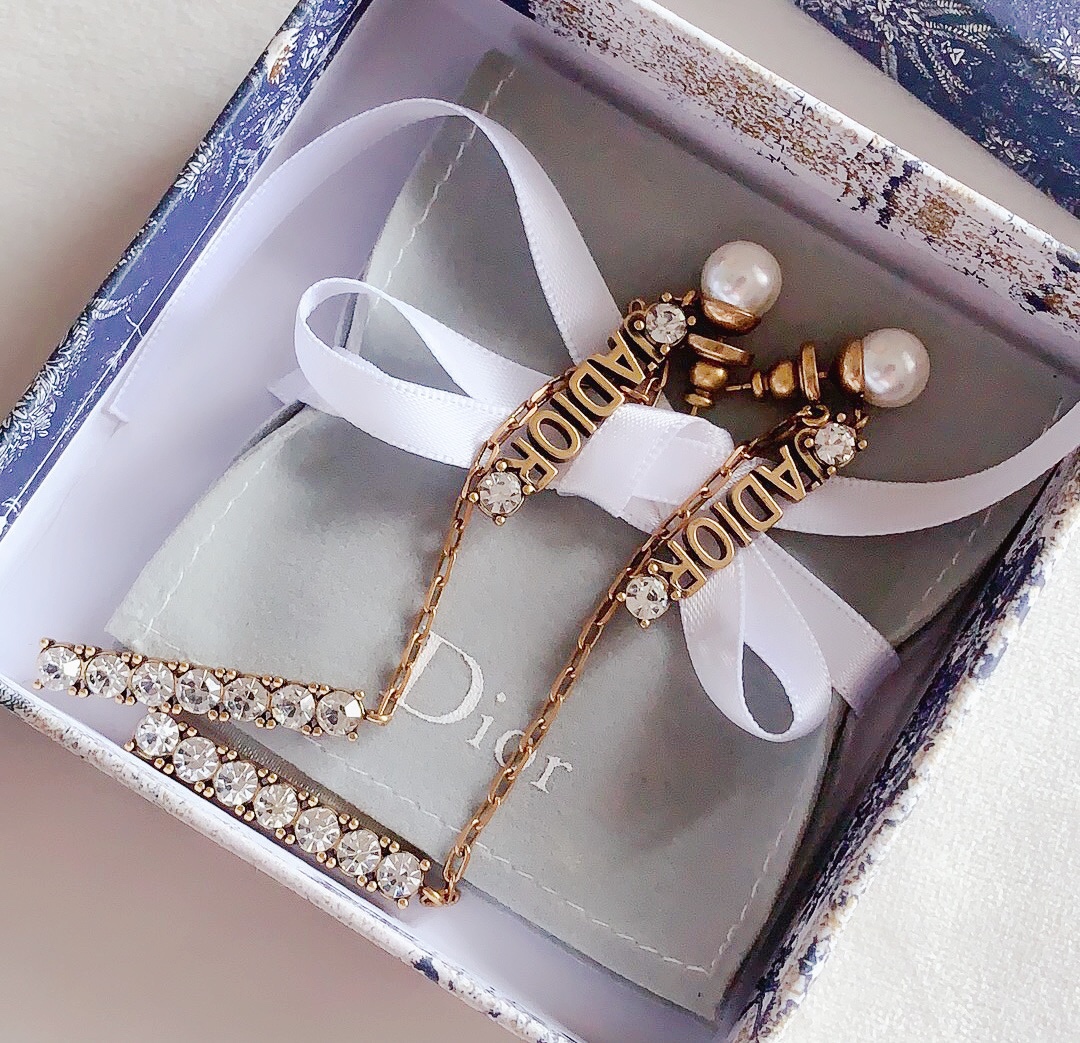 Dior Earrings Silver