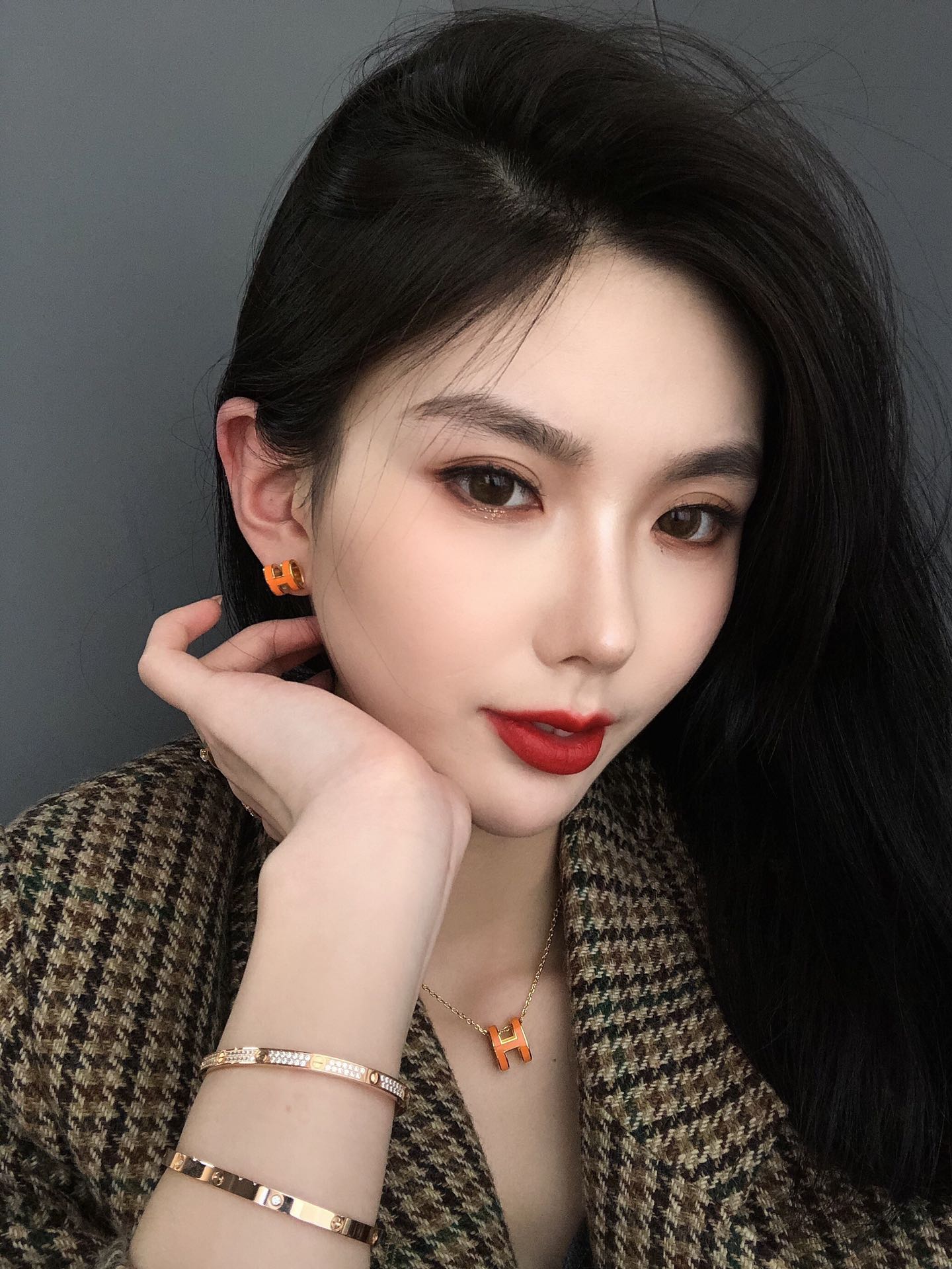 Hermès Necklace Silver M-40cm-s