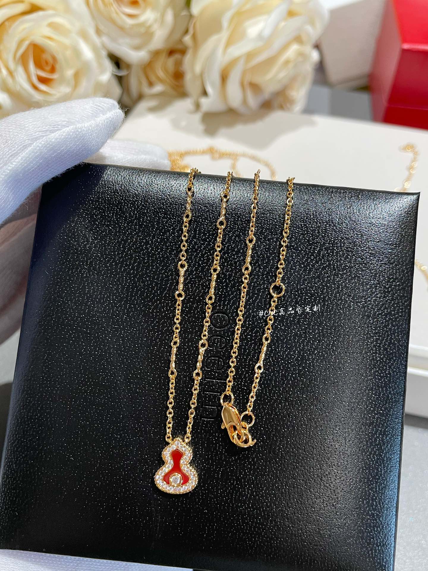 Qeelin Necklace Diamond Inlaid L