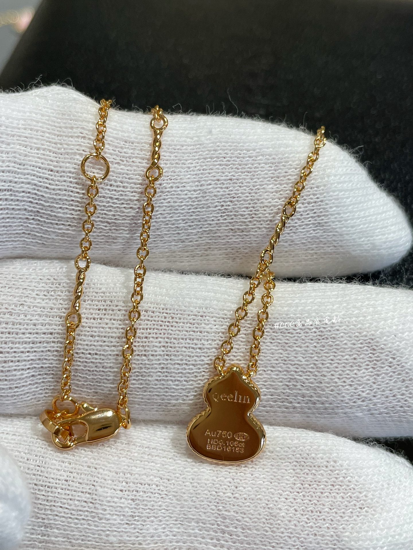 Qeelin Necklace Diamond Inlaid L