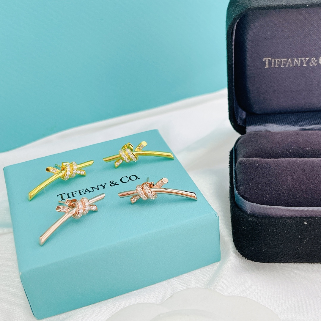 Tiffany Co Necklace Silver Rose Gold Inlaid S