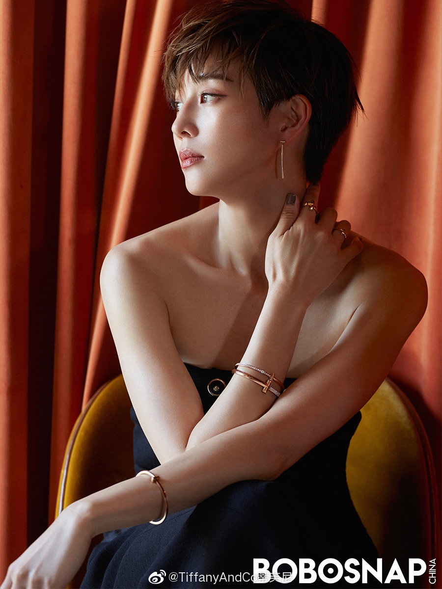 Tiffany Co Bangle Platinum Rose Gold Inlaid