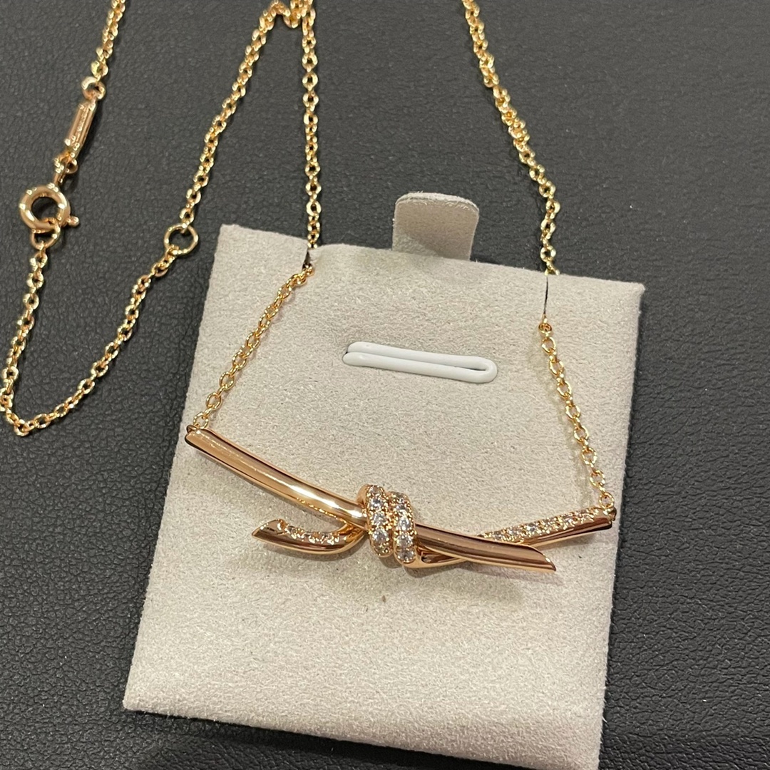 Tiffany Co Necklace Rose Gold