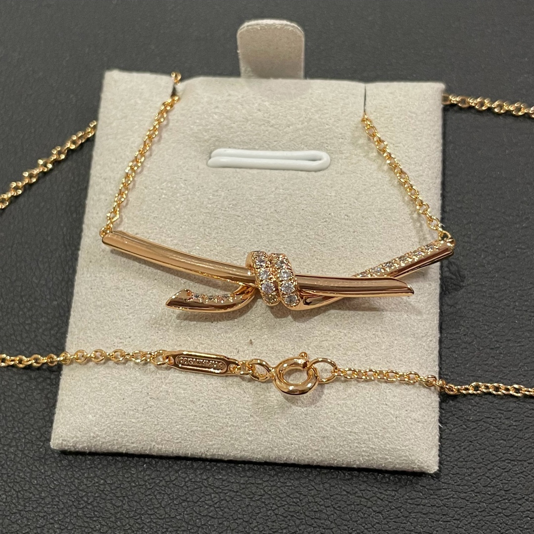 Tiffany Co Necklace Rose Gold