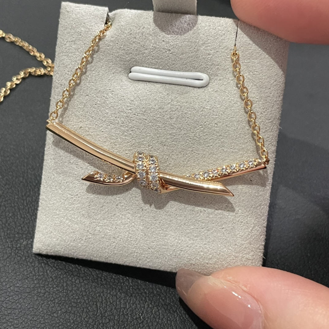 Tiffany Co Necklace Rose Gold