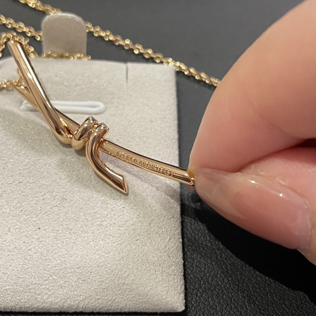 Tiffany Co Necklace Rose Gold