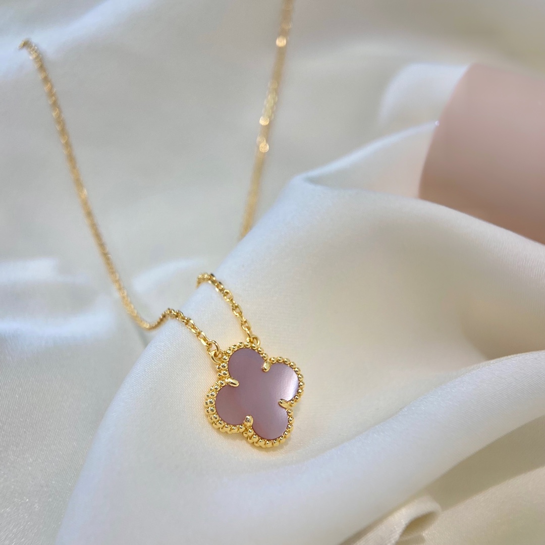 Van Cleef Arpels Necklace Gold Gold Inlaid 42cm