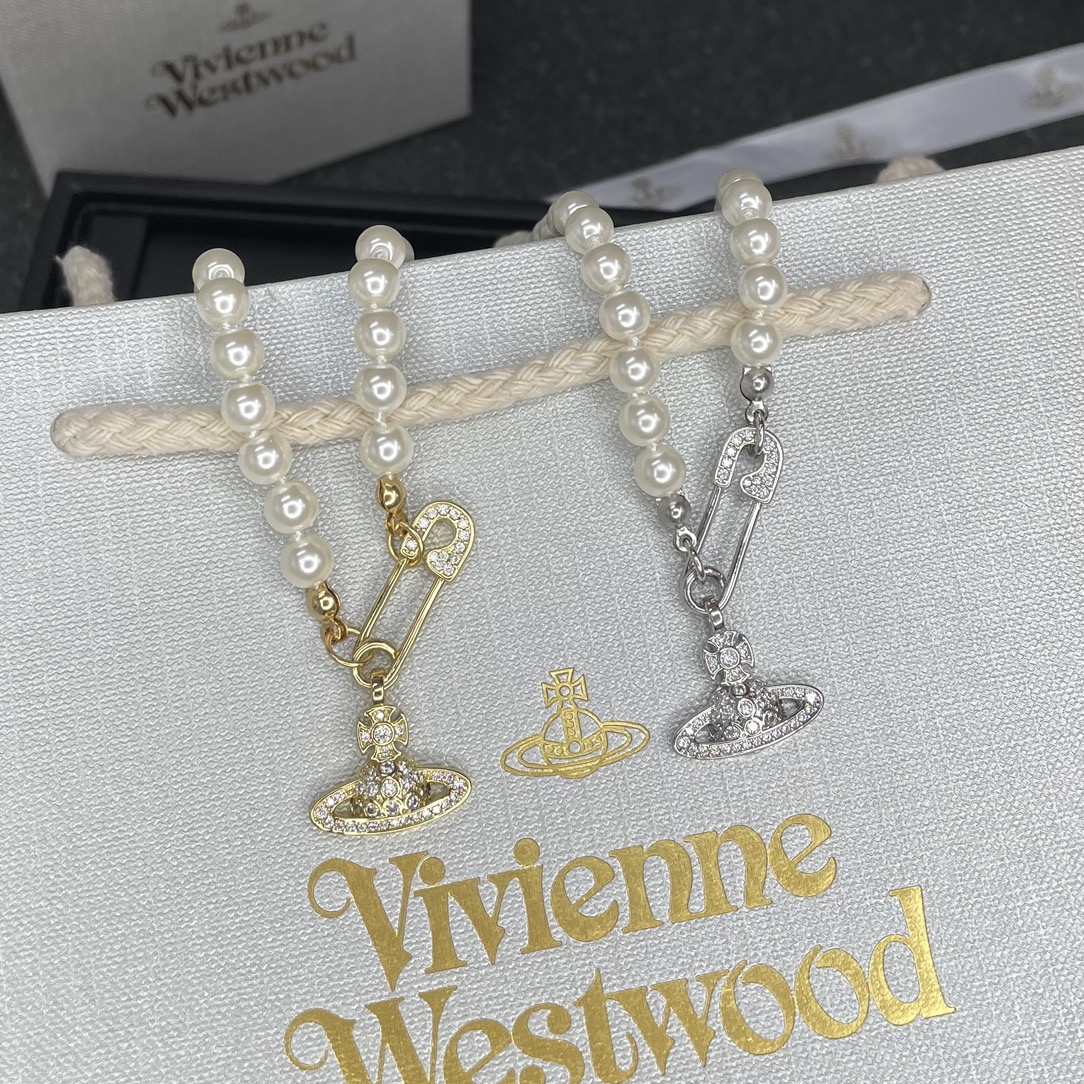 Viviennewestwood Necklace Pearl S