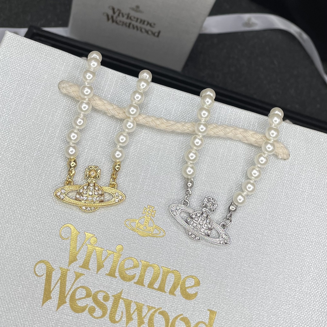 Viviennewestwood Necklace Pearl S