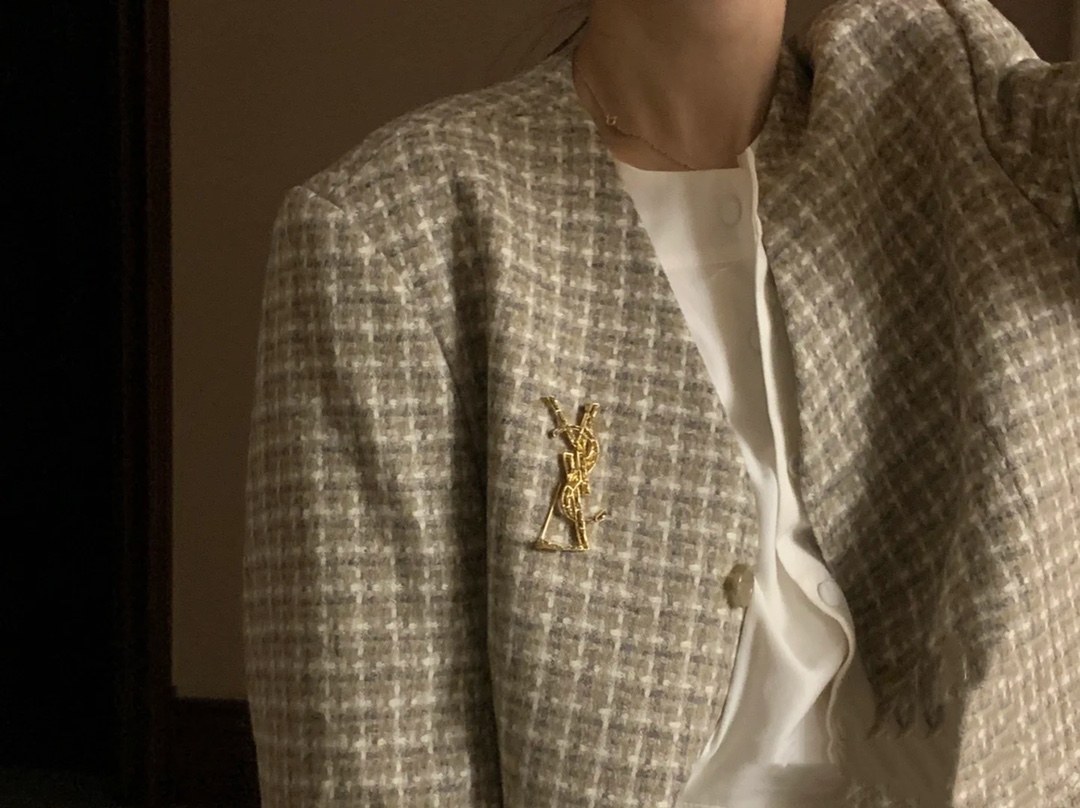 Saint Laurent Brooch S-l
