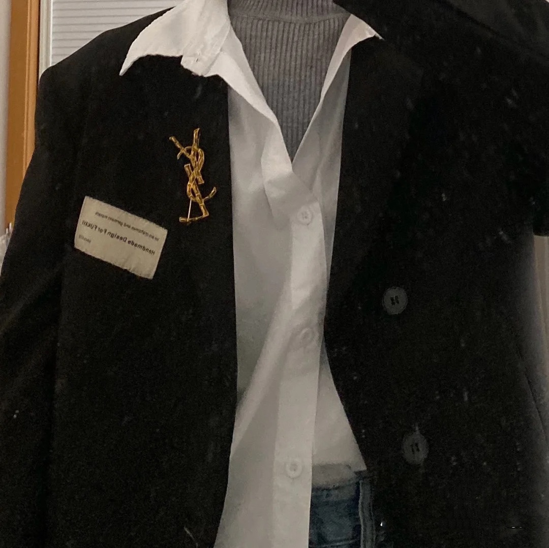 Saint Laurent Brooch S-l