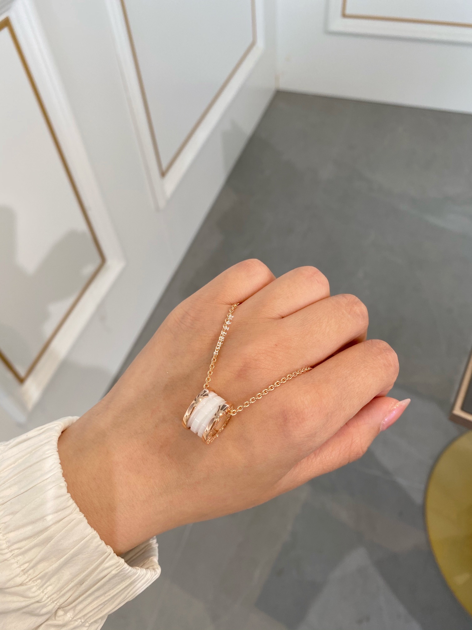 Bvlgari Necklace Rose Gold