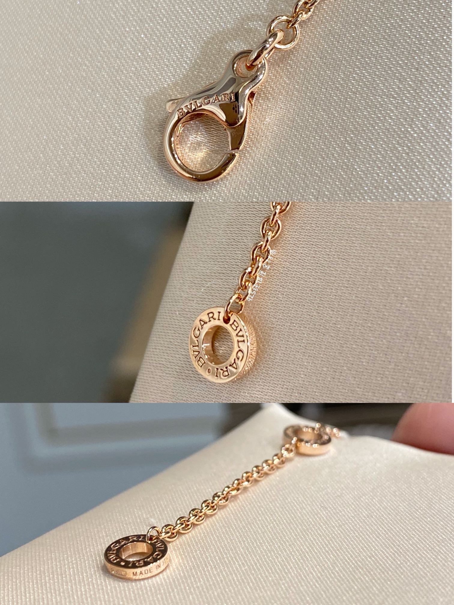 Bvlgari Necklace Rose Gold