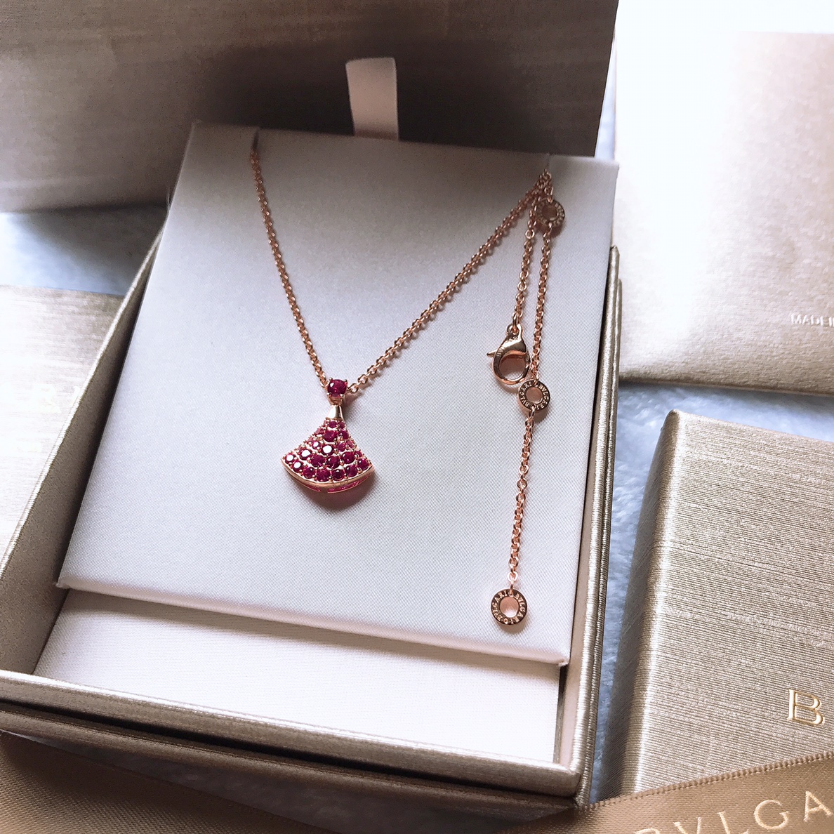 Bvlgari Necklace Pink