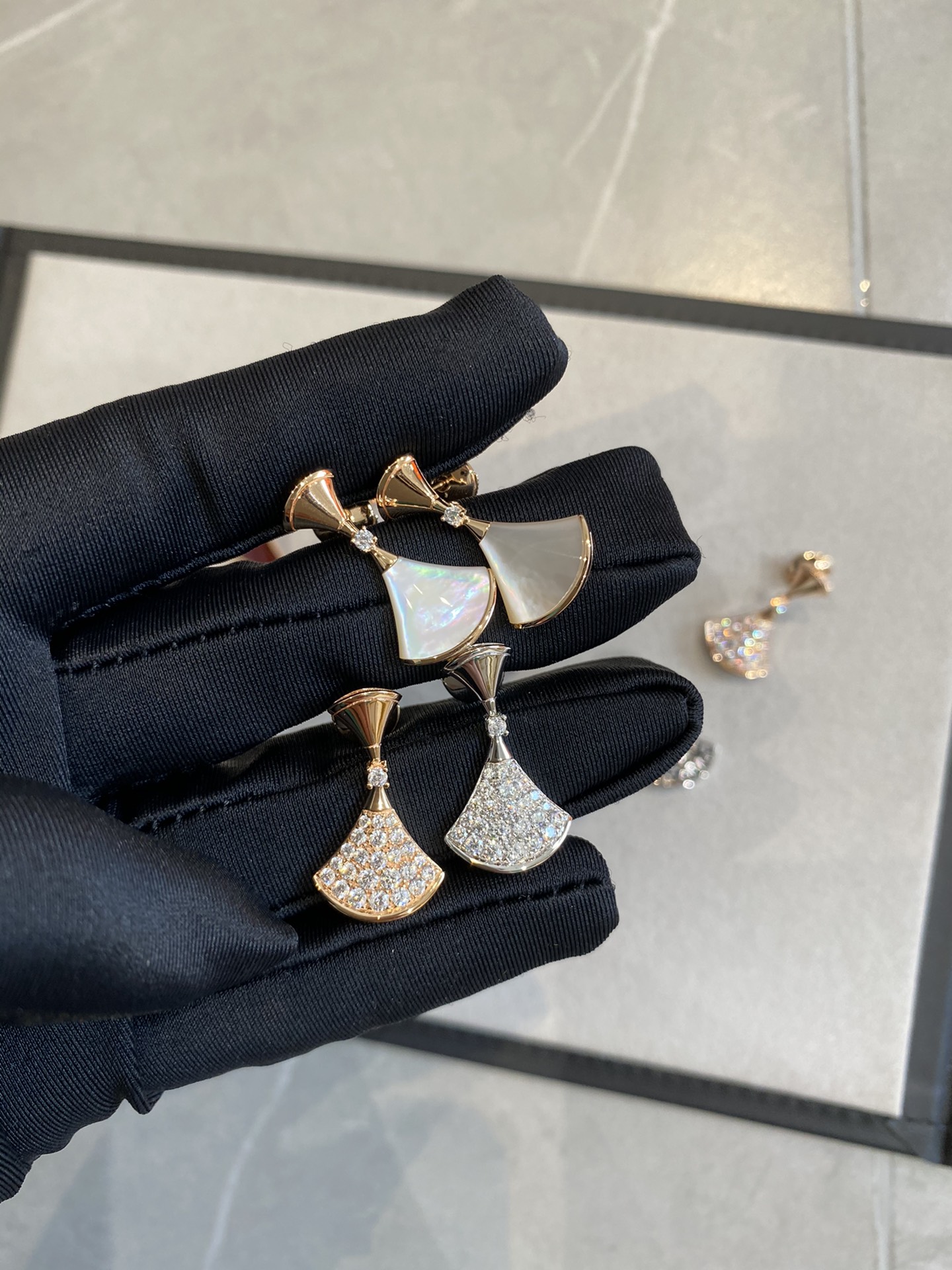 Bvlgari Earrings Silver