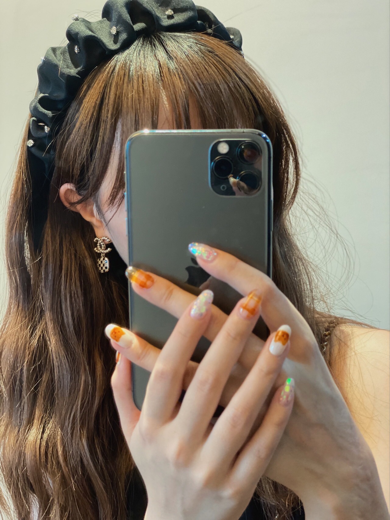 Chanel Earrings Pearl L